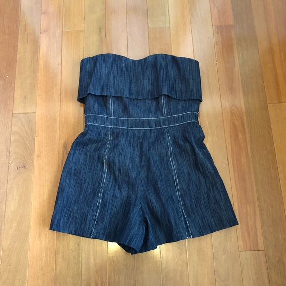 Alexis Pants - REVOLVE Alexis Denim Romper Medium